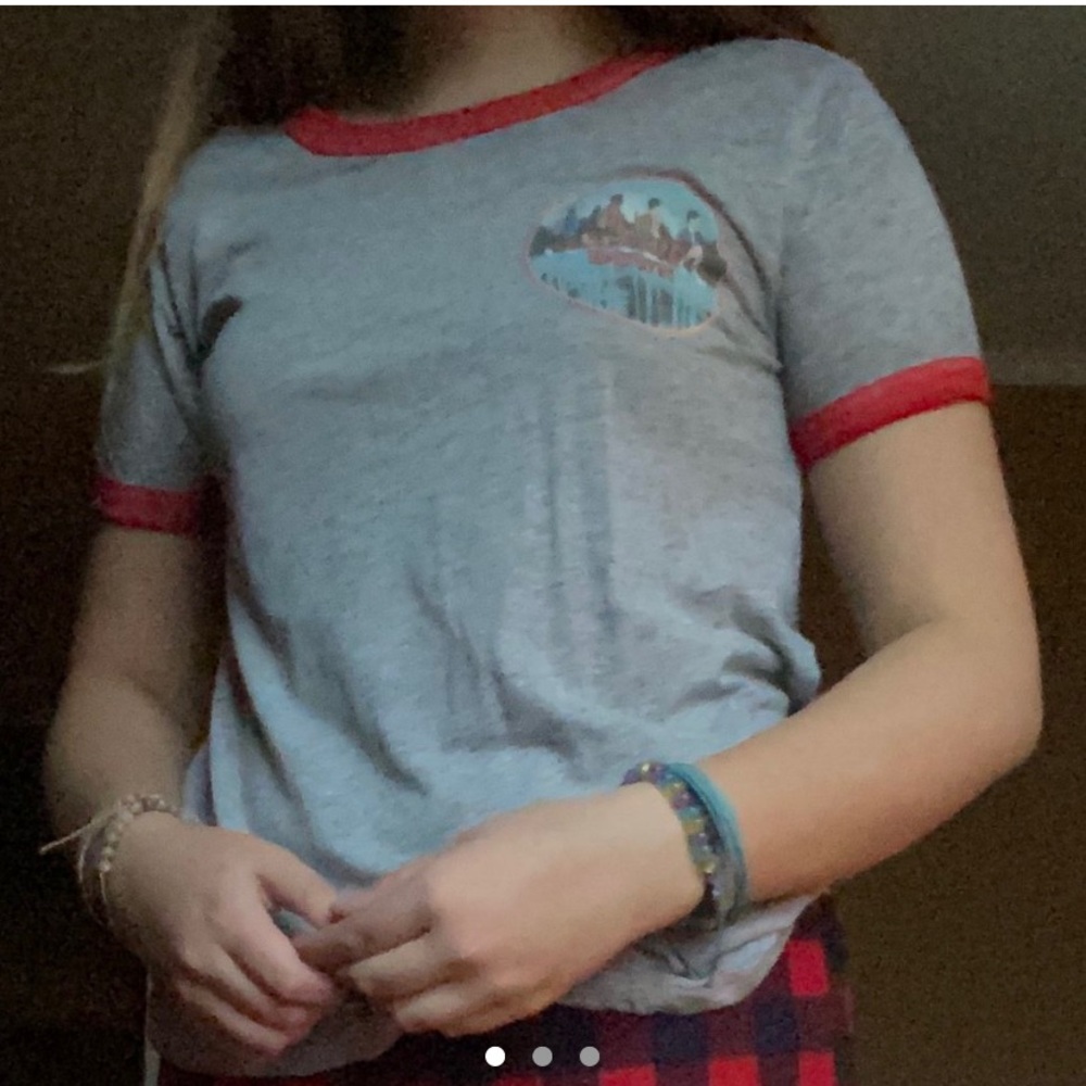 “Juniors' Stranger Things Burnout Ringer Graphic”